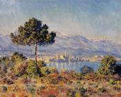 克劳德莫奈 - View of Antibes from the Notre-Dame